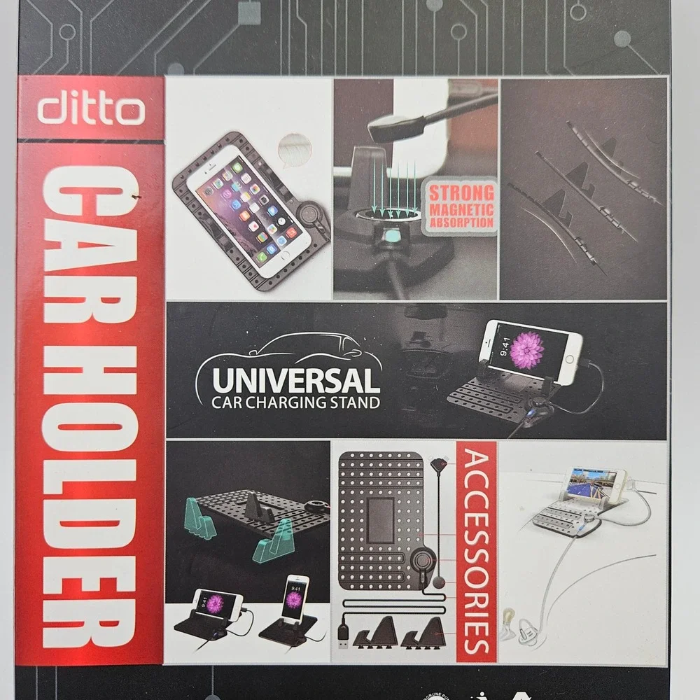 Ditto Car Holder‎ Universal Smartphone Charging Stand Magnetic Absorption New